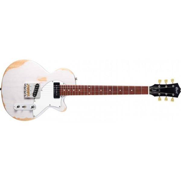 Cort Sunset Tc Guitarra Eléctrica Worn White Blonde