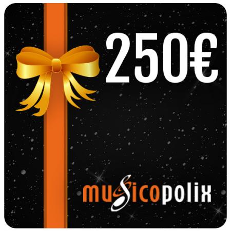 Tarjeta regalo Musicopolix Tarjeta Regalo 250€