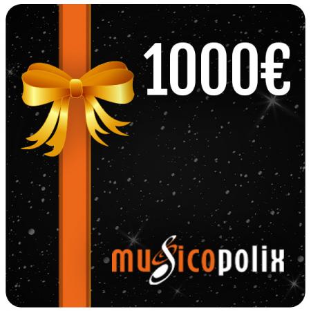 Tarjeta regalo Musicopolix Tarjeta regalo 1.000€