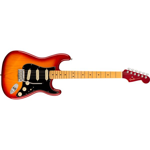Fender American Ultra Luxe Strato Plas Red Guitarra Eléctrica