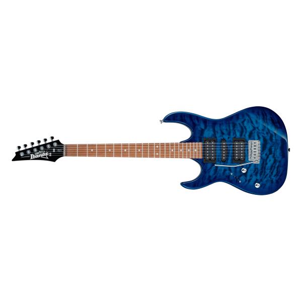 Ibanez GRX70QAL Guitarra Eléctrica Zurdos Trans Bl
