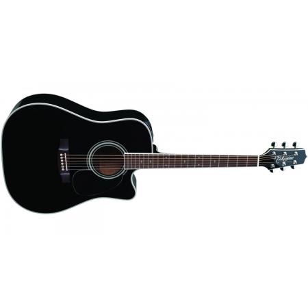 Guitarras Electroacústicas Takamine EF341SC Guitarra Electroacústica Negra