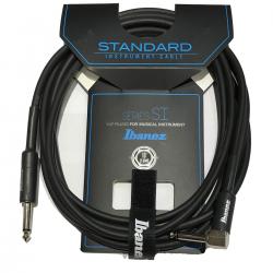 Cables de guitarra Ibanez SI20 Cable De Guitarra Jack Acodado 6,10M