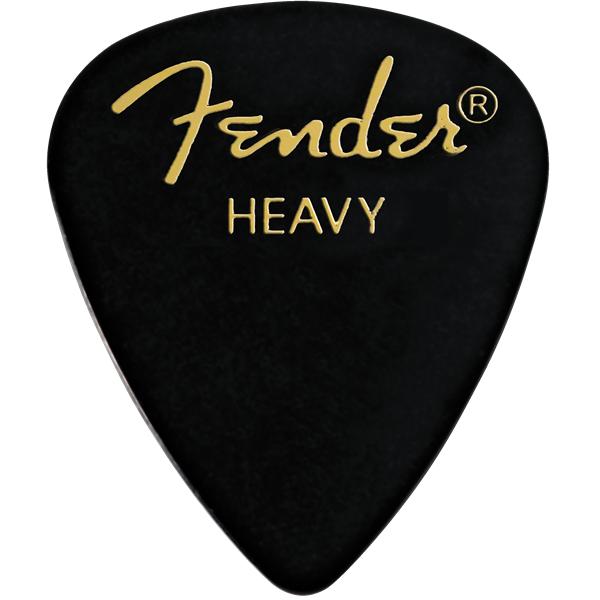 Fender Heavy Black Pack 12 Púas