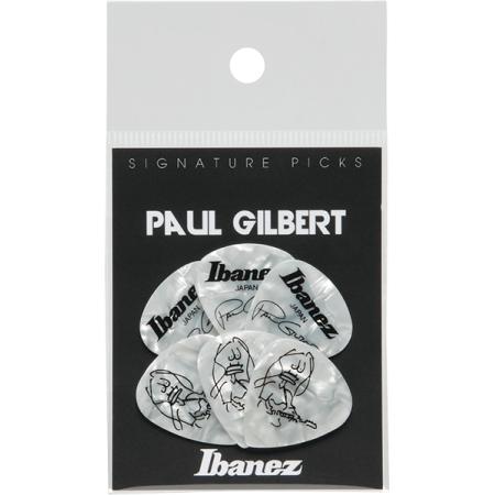 Púas Ibanez B1000PG Paul Gilbert 1Mm 6 Púas Polar White