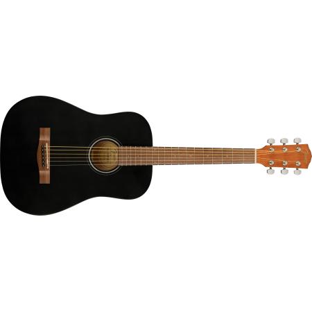 Guitarras Acústicas Fender FA15 3/4 W/Bag Guitarra Acústica Negra