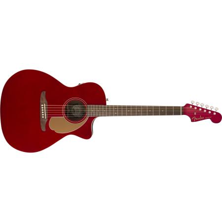 Guitarras Electroacústicas Fender Newporter Player Candy Red Guitarra Electroacústica