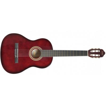 Reacondicionados y saldos Valencia 258VC103RDS Red Burst Guitarra Clásica 3/4 B-Stock