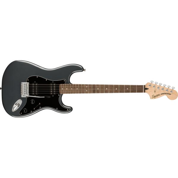 Squier Affinity Stratocaster HH Charcoal Froast Metallic Guitarra Eléctrica