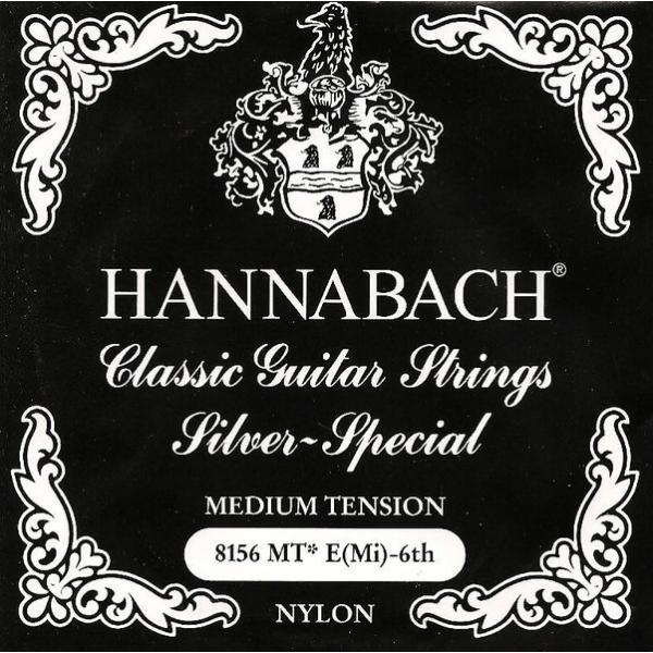 Hannabach 8156MT 6ª Cuerda Guitarra Clásica Suelta Negra