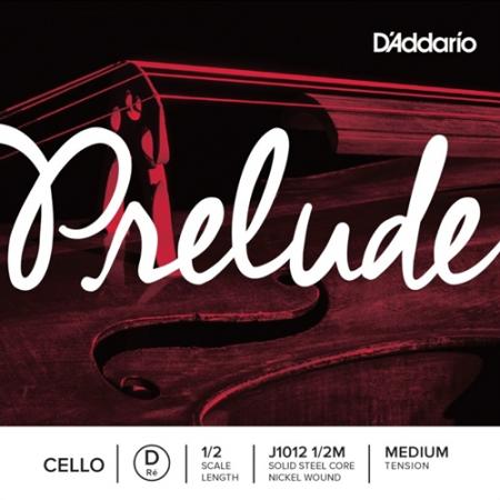 Cuerdas para instrumentos de arco D'Addario Prelude D J1012 1/2 Med Cuerda Cello