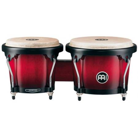 Instrumentos de Percusión Étnica  Meinl HB100WRB Bongós Wine Red Sunburst