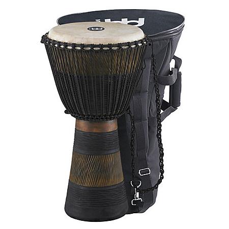Instrumentos de Percusión Étnica  Meinl ADJ3L Djembé 12" Madera Con Funda