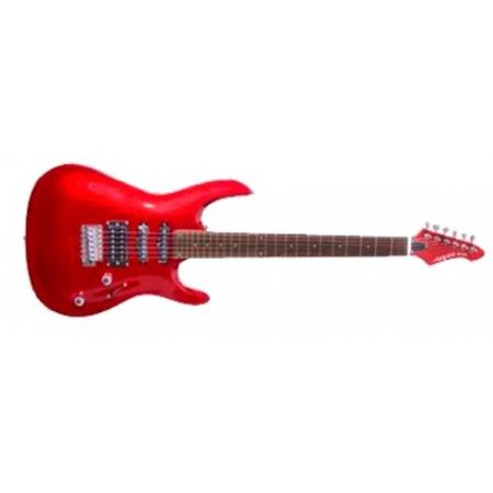 Guitarras Eléctricas Aria Guitarra Eléctrica MAC-STD Rojo Metalizado