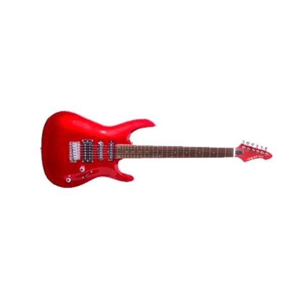 Aria Guitarra Eléctrica MAC-STD Rojo Metalizado