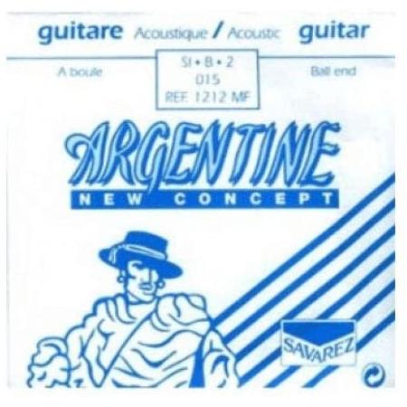 Cuerdas Guitarra Acústica Savarez Argentine 1212MF Bola Cuerda Guitarra Acústica 015