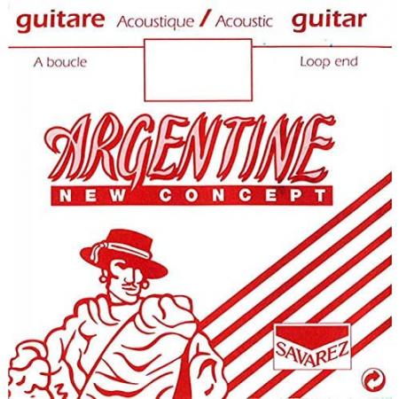 Cuerdas Guitarra Acústica Savarez Argentine 1016MF Lazo Cuerda Guitarra Acústica 046