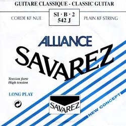 Cuerdas Guitarra Clásica Savarez 542J Alliance Azul 2º Cuerda Guitarra Clásica