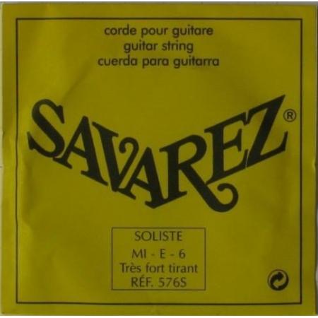 Cuerdas Guitarra Clásica Savarez 576S Cristal Soliste 6º Cuerda Guitarra Clásica