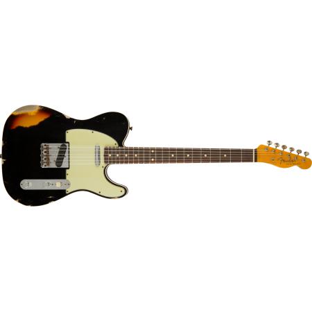 Guitarras Custom Shop  Fender 1960 Telecaster Custom Heavy Relic Guitarra Eléctrica Aged Bk