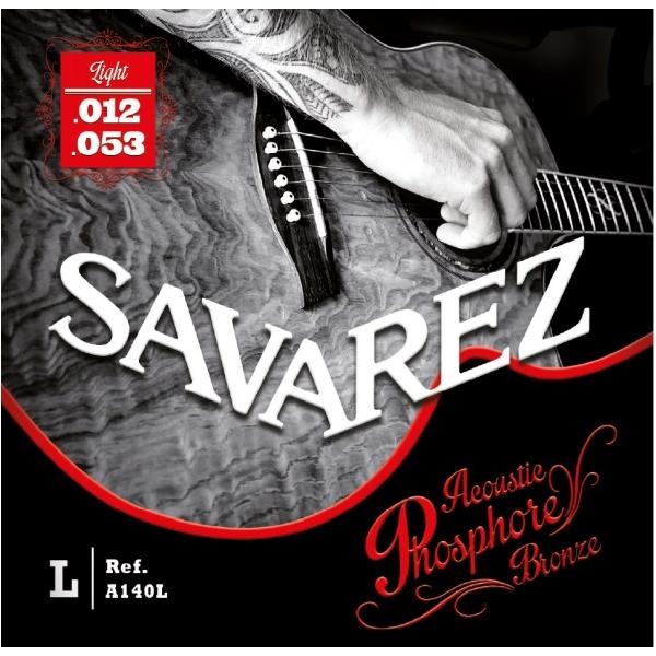 Savarez A140L Phosphor Cuerdas Guitarra Acústica 12-53