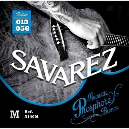 Cuerdas Guitarra Acústica Savarez A140M Phosphor Cuerdas Guitarra Acústica 13-56