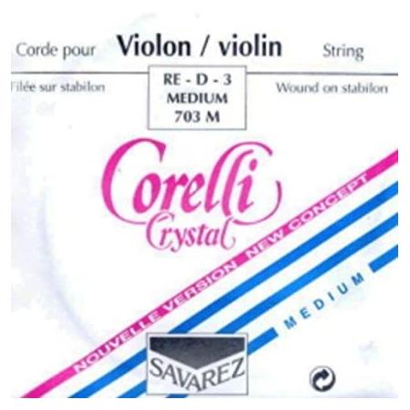 Cuerdas para instrumentos de arco Savarez 703M Corelli Crystal 3º Cuerda Violín