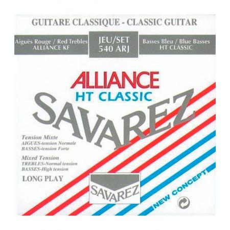 Cuerdas Guitarra Clásica Savarez 540ARJ Alliance Roja Azul Cuerdas Guitarra Clásica