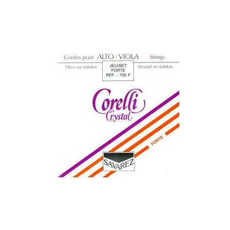 Cuerdas para instrumentos de arco Savarez 730F Corelli Crystal Juego Cuerdas Viola