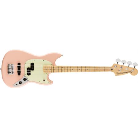 Bajos eléctricos  Fender Mustang Pj LTD Mn Bajo Eléctrico Shell Pink