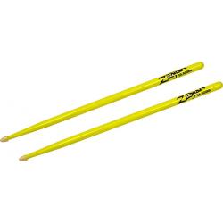 Baquetas Zildjian 5ACWDGY Baquetas 5A Madera Neon Amarillo