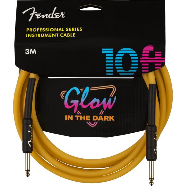 Fender Pro Glow In The Dark Orange 3M Cable