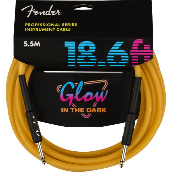 Fender Pro Glow In The Dark Cable Naranja 5,5M