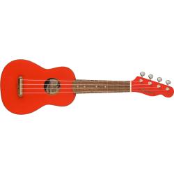 Ukeleles Soprano Fender FSR Venice Ukelele Soprano Fiesta Red