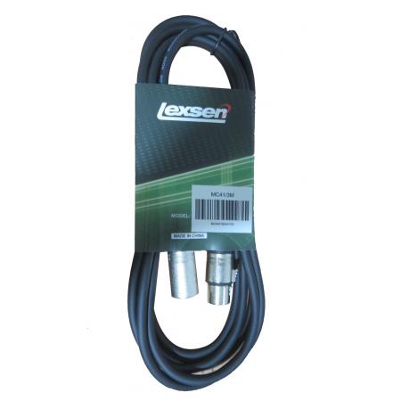 Cables para Micrófonos Lexsen MC0403M Cable Xlr 3 Metros