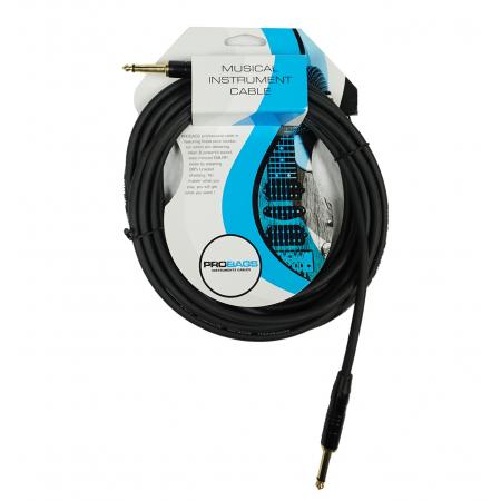 Cables para Instrumentos Probag LN1035 Cable Guitarra Jack Mono Dorado 5M