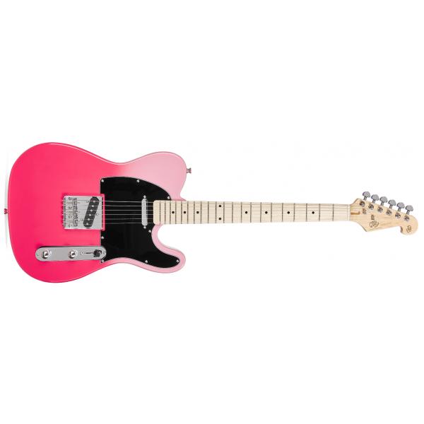 SX SEM2PT Guitarra Eléctrica Pink Twilight
