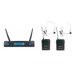 Sistemas y Micrófonos Inalámbricos  Ek Audio EKWLCC Sistema Inalámbrico Dos Micros