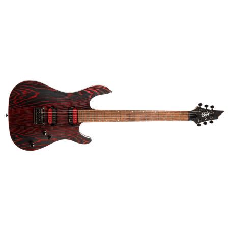Guitarras Eléctricas Cort KX300 Etched Guitarra Eléctrica Black Red