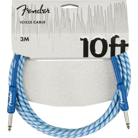 Cables de guitarra Fender Icicle Holiday Cable 3M Azul