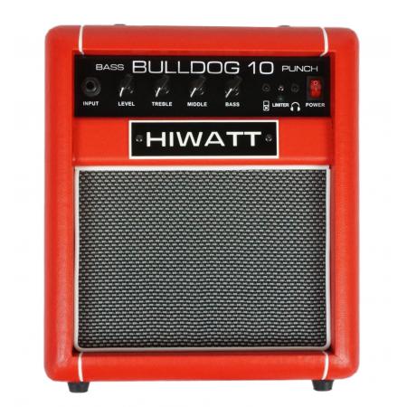 Amplificador para bajo Hiwatt Bulldog 10 Combo De Bajo 10W Rojo