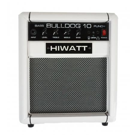 Amplificador para bajo Hiwatt Bulldog 10 Combo De Bajo 10W Blanco