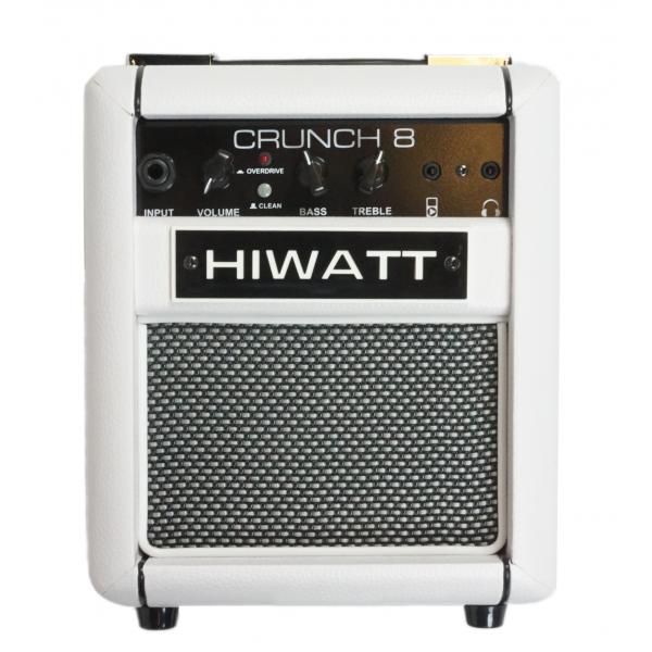 Hiwatt Crunch 8 Combo De Guitarra Blanco