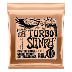 Cuerdas de Guitarra Eléctrica Ernie Ball Turbo Slinky Nickel Cuerdas Guitarra Eléctrica 9,5-46