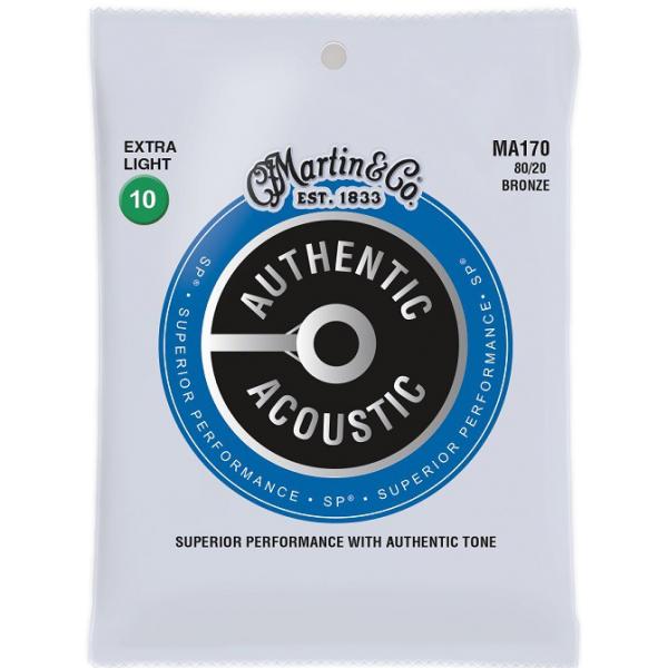 Martin Authentic Sp Bronze Cuerdas Guitarra Acústica 10-47