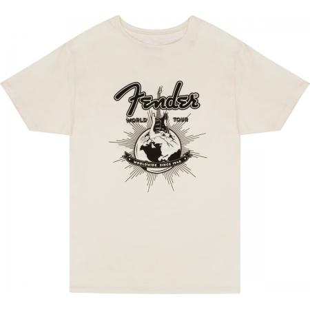 Merchandising y regalos Fender World Tour Camiseta XL Vintage White