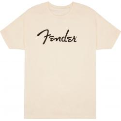 Merchandising y regalos Fender Spaghetti Logo Camiseta XXL Olympic White