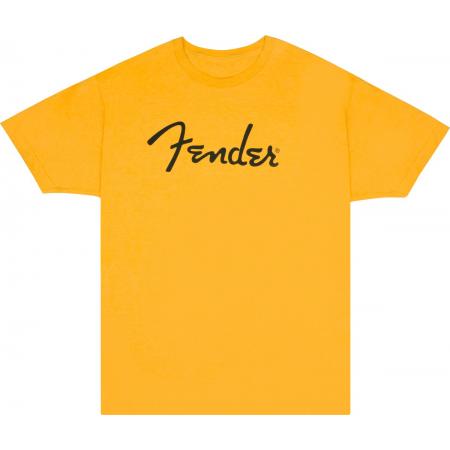 Merchandising y regalos Fender Spaghetti Logo Camiseta XXL Butterscotch