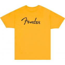 Merchandising y regalos Fender Spaghetti Logo Camiseta XL Butterscotch