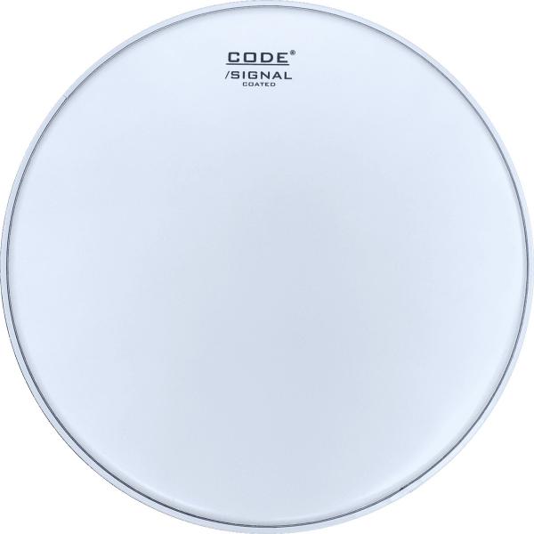 Code Signal Coated Parche Tom 12" Blanco